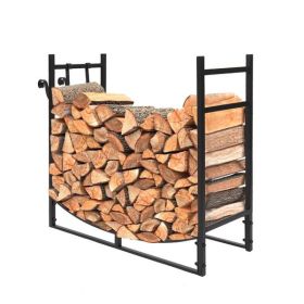 Firewood Stands (Color: Black)