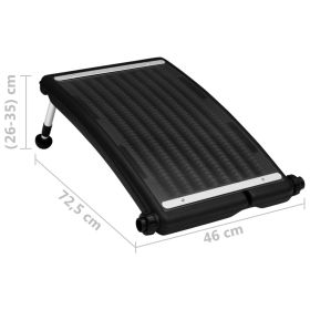 vidaXL Curved Pool Solar Heating Panels 2 pcs 28.5"x18.1" (Option: as picture)